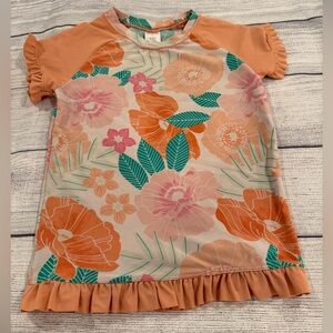 Gymboree Pastel Floral girls  Top/size 7